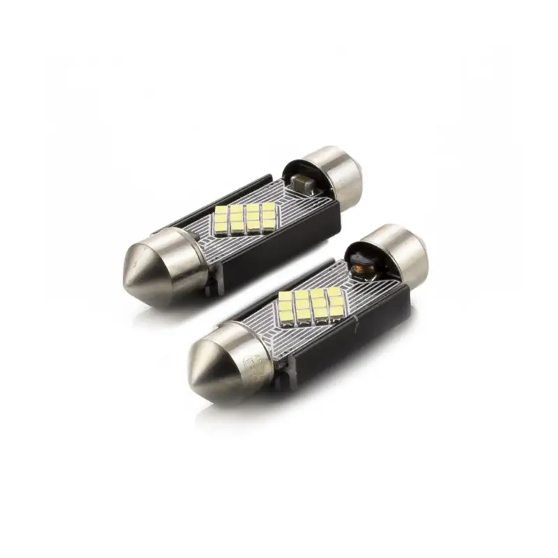 Ultima șansă Set 2x bec LED C5W 36mm Canbus pentru interior si portbagaj, alb 12V
