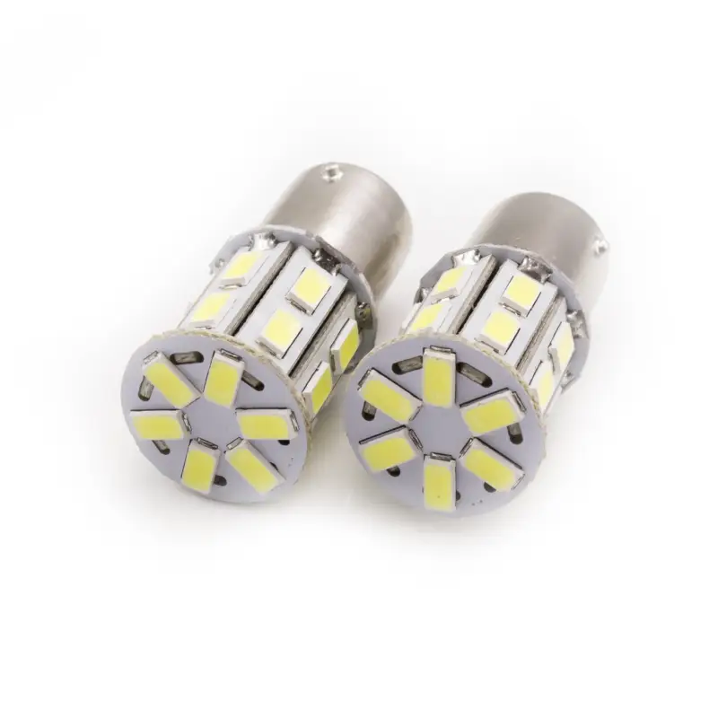 Bestseller Set 2 becuri LED auto P21/5W BA15D 12V, 500 lm, alb, Carguard