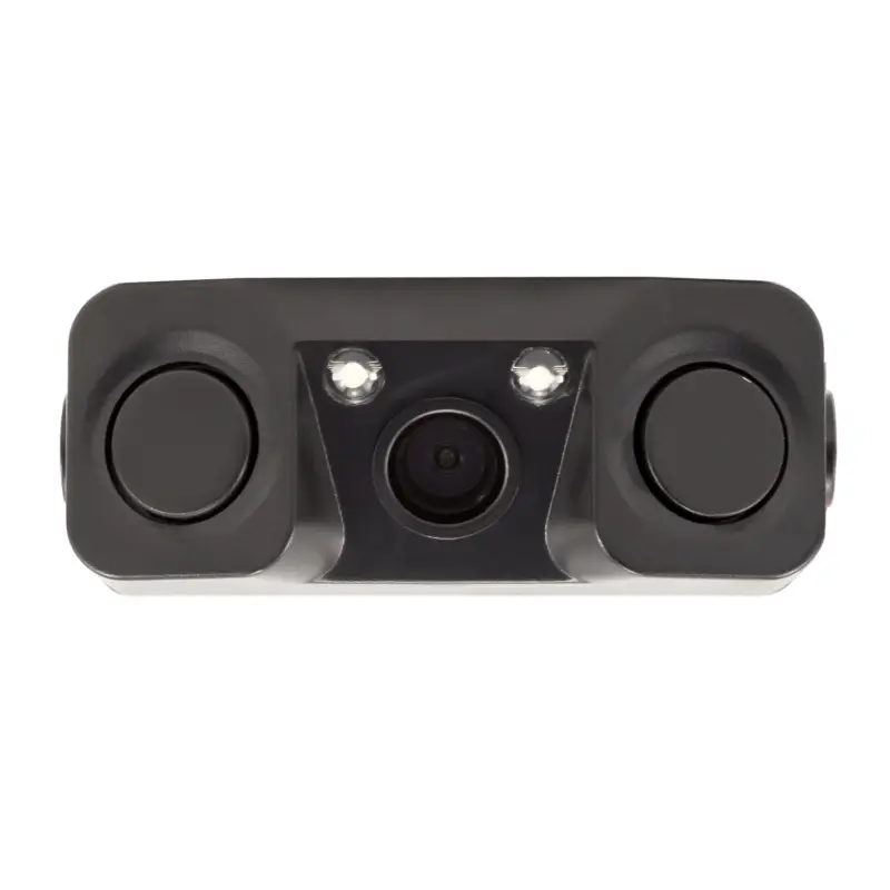 Cameră marșarier cu 2 senzori de parcare Carguard, 12V, IP67, 170° Mai ieftin