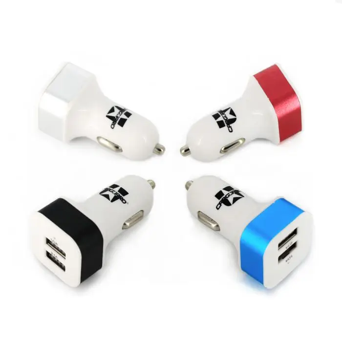 Încărcător auto USB 2 porturi 2.1A (2100 mA), culori diferite, Carguard Mai ieftin