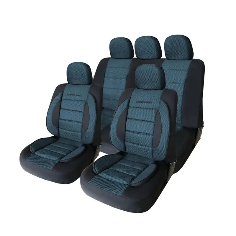Preț mic Set huse scaune auto universale premium albastru-negru CARGUARD, 11 piese