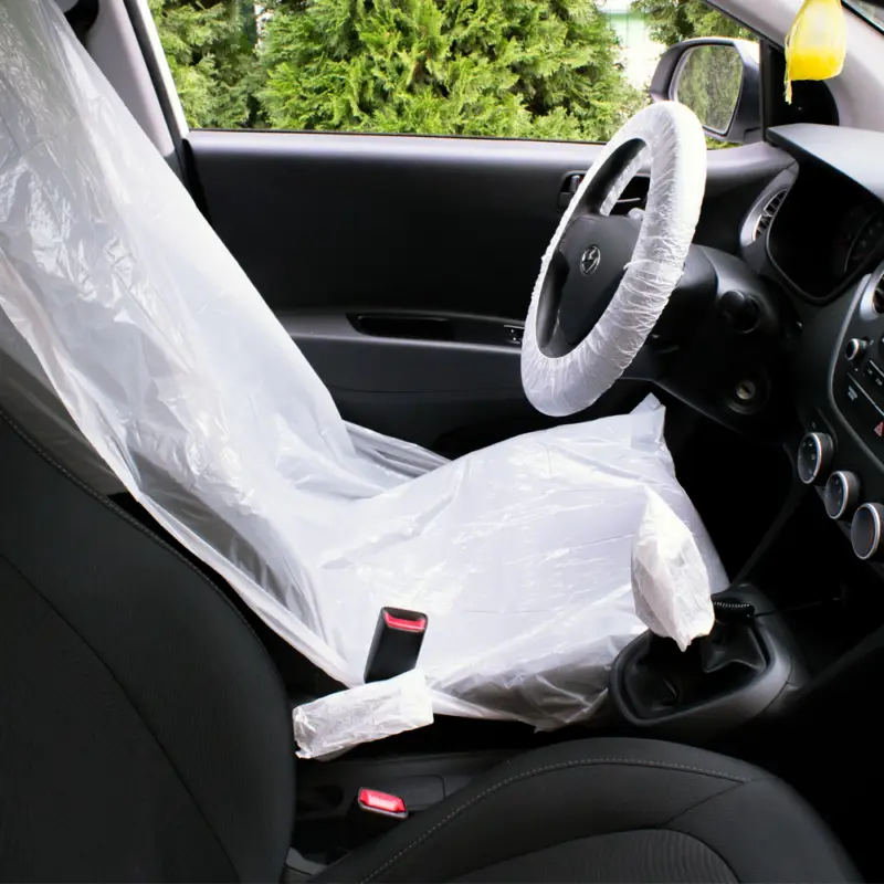 Set protecție interior auto 5 piese Carguard, huse + covor hârtie Super ofertă
