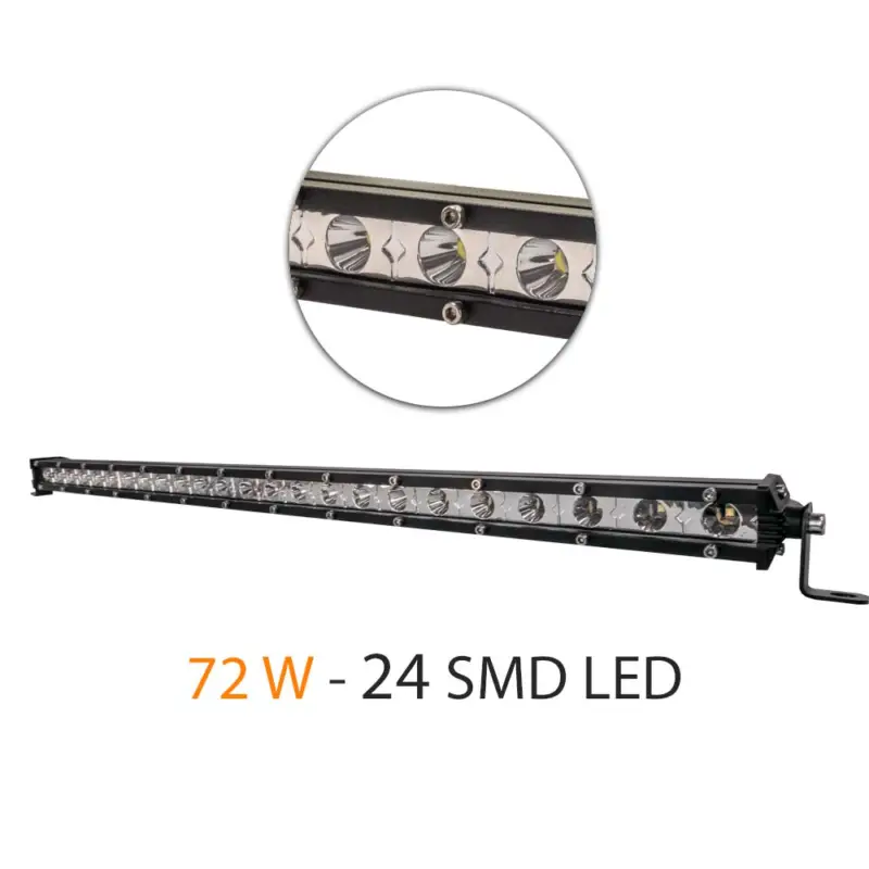 Bară LED off-road 72W, 24 SMD, 4800 lm, IP67, 12–32V Carguard Expediere rapidă
