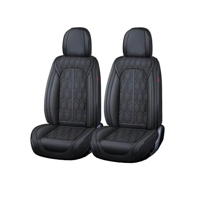 Set huse auto premium Carguard Deluxe pentru 5 locuri, piele ecologică perforată, negru Plată sigură