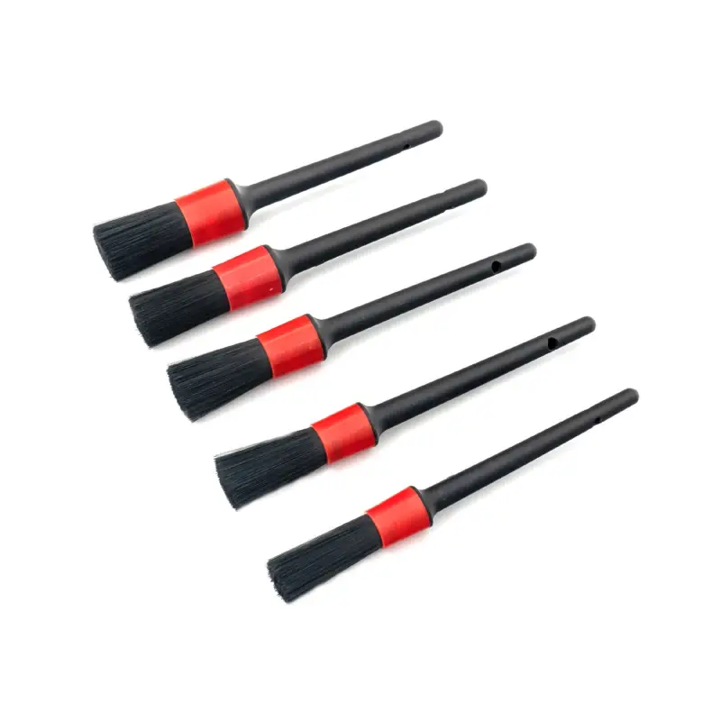 Set 5 pensule profesionale pentru detailing auto, interior și exterior Plată securizată