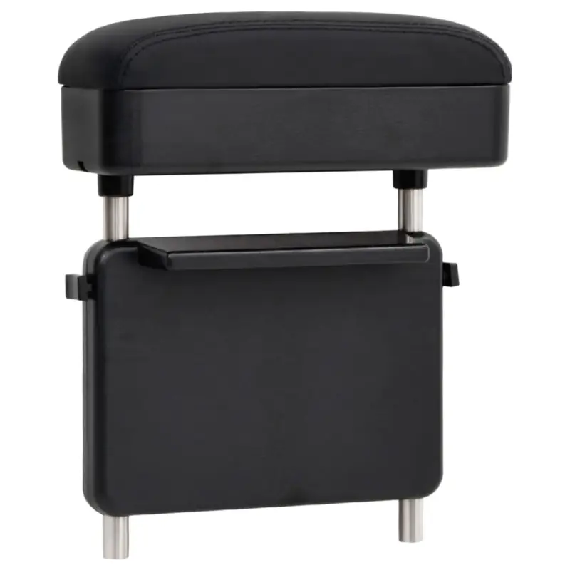 Cumpără online Cotieră auto universală, negru, 23x8x(30-38) cm ABS GartenMobel Dekor