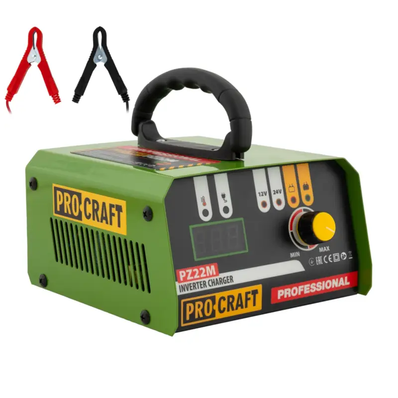 Nu rata Redresor auto ProCraft PZ22M tip invertor pentru baterii 12V/24V