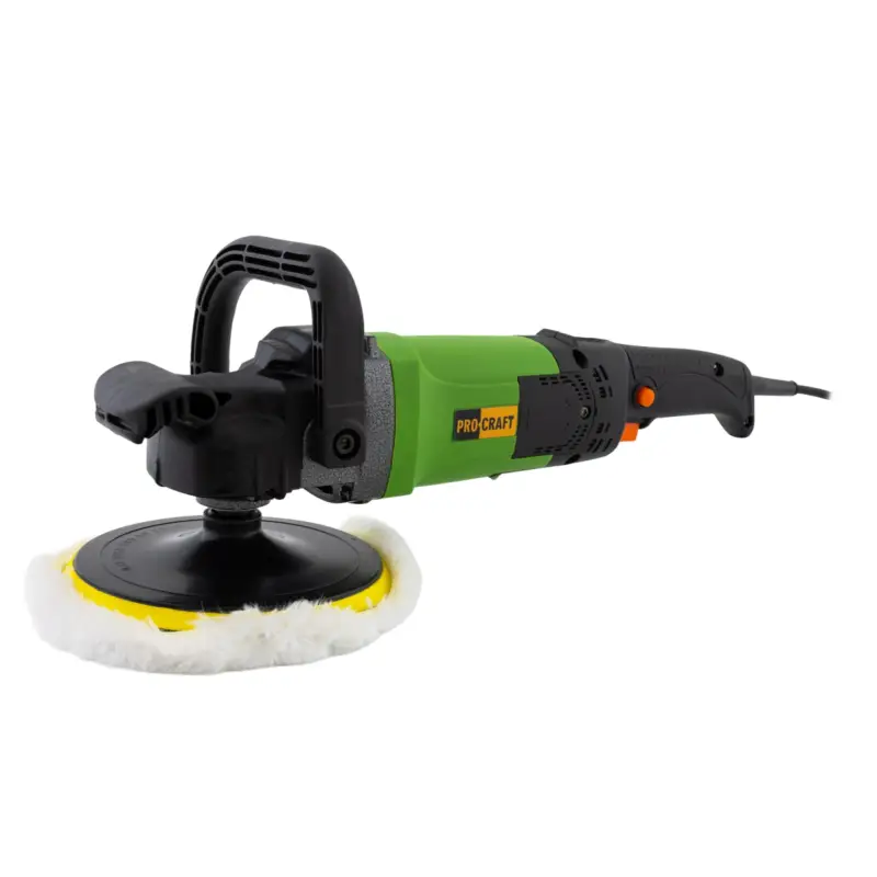 Calitate înaltă Mașină de polisat ProCraft PM2100, 2100 W, disc 180 mm pentru auto și metal