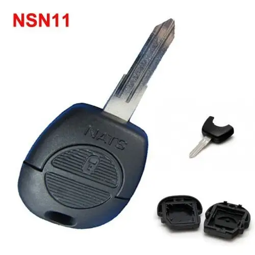Carcasă cheie compatibilă Nissan, 2 butoane, cu lamelă NSN11 (fără cip) Livrare rapidă