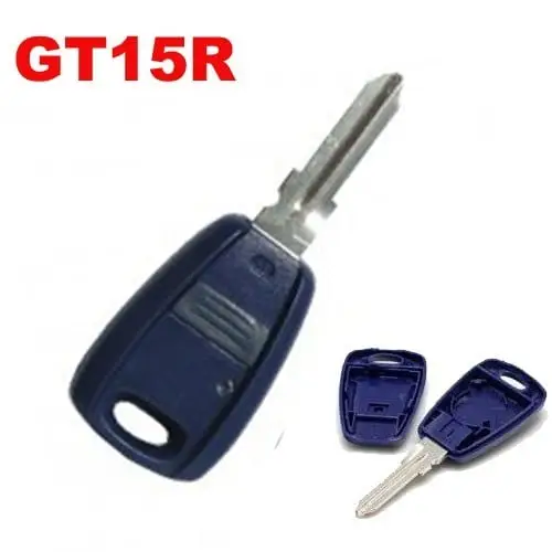 Carcasă cheie auto compatibilă Fiat Punto, 1 buton, lamelă GT15R (OEM) Cumpără online