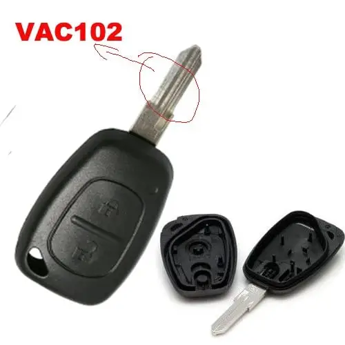 Carcasă cheie auto compatibilă Dacia Solenza, 2 butoane, tip OEM Plată sigură