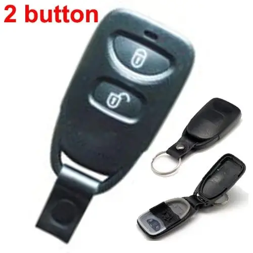 Calitate înaltă Carcasă cheie auto compatibilă Hyundai, telecomandă 2 butoane, fără electronică