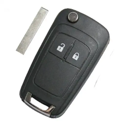 Carcasă cheie compatibilă Chevrolet Cruze, 2 butoane, lamelă HU100, fără cip Popular