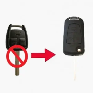 Mai ieftin Carcasă cheie tip briceag compatibilă Opel Vectra C, 3 butoane, lamelă HU43