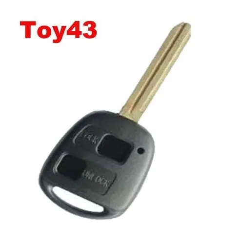 Reducere Carcasă cheie compatibilă Toyota Corolla, 2 butoane, lamelă Toy43 (fără electronică)