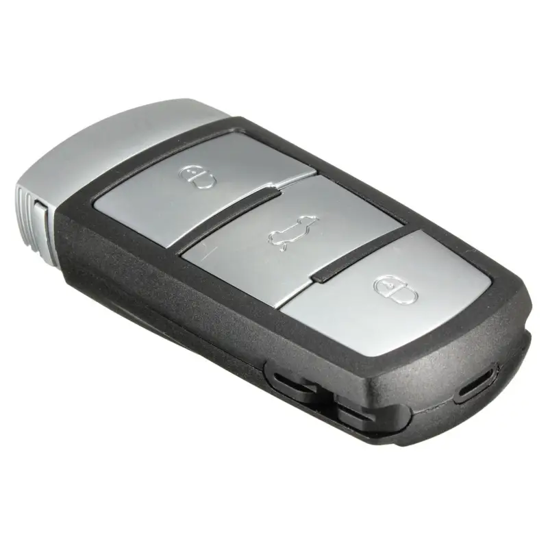 Plată sigură Cheie auto completă cu telecomandă și cip ID48 pentru VW Passat B6/B7/CC