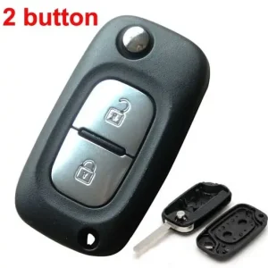 Carcasă cheie tip briceag compatibilă Renault Megane/Clio, 2 butoane, cu lamelă Ofertă