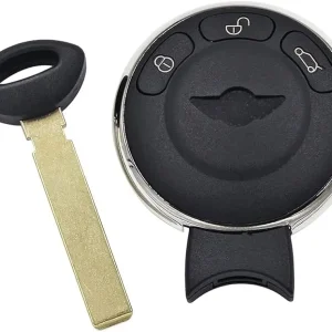 Carcasă cheie Mini Cooper smartkey compatibilă, 3 butoane, pentru model cu acumulator Preț redus