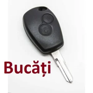 Preferatul clienților Pachet 2 carcase cheie Dacia Sandero cu 2 butoane, tip OEM