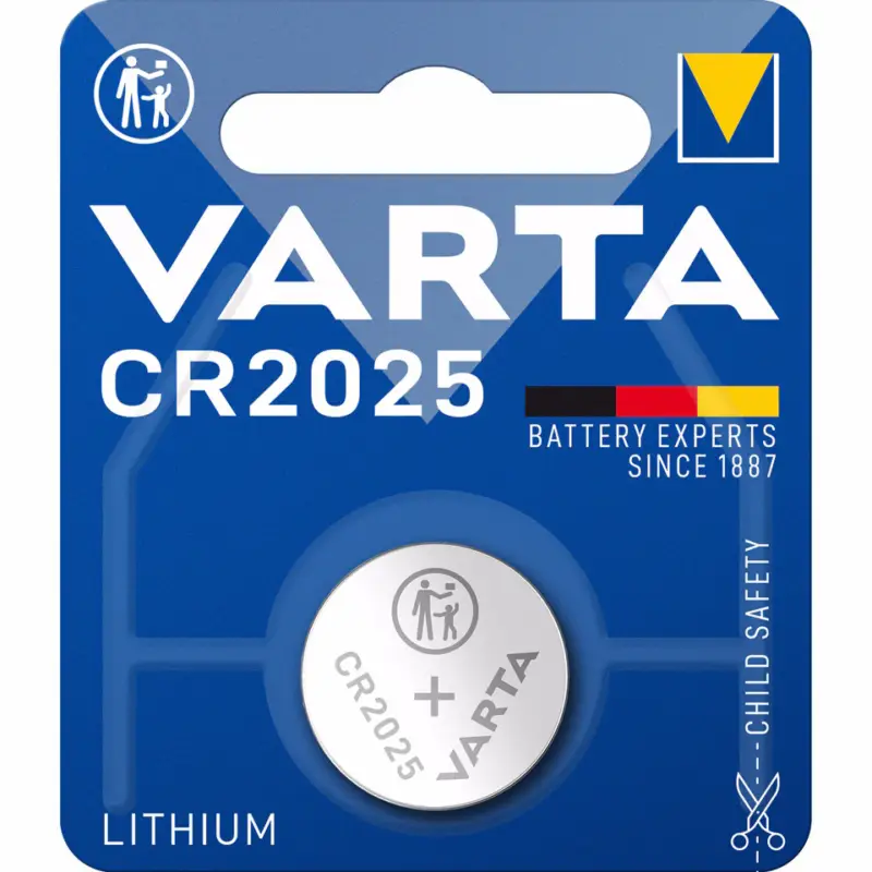 Reducere Baterie Varta CR2025 3V litiu pentru telecomandă cheie auto