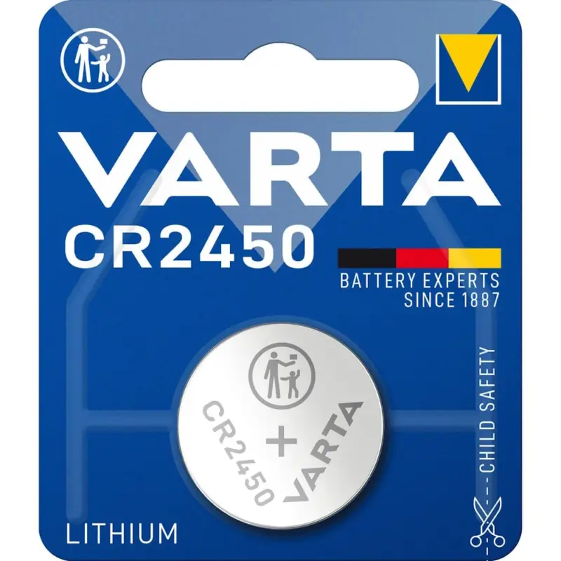 Baterie Varta CR2450 3V litiu pentru chei auto si dispozitive mici Ofertă specială