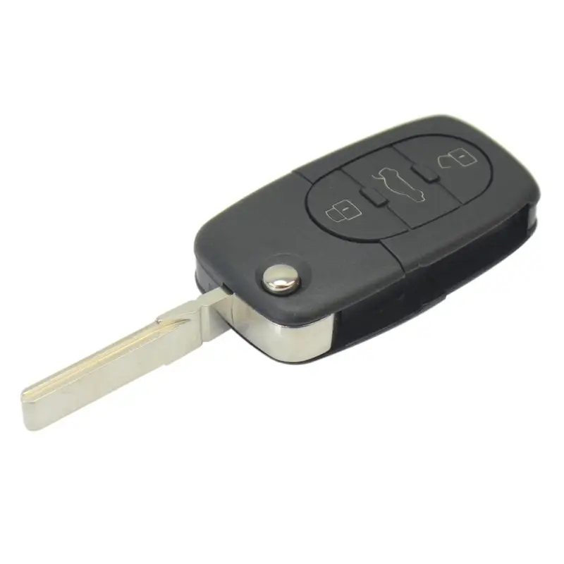 Carcasă cheie compatibilă Audi A4/A6, 3 butoane, suport baterie CR2032 Preferatul clienților