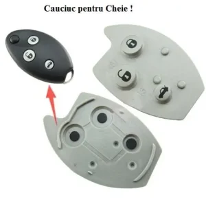 Reducere Cauciuc butoane cheie Citroen C5, compatibil cheie briceag 2001-2005