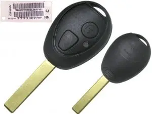 Cheie compatibilă Mini cu 2 butoane, 433MHz, cip ID73 pentru Mini/Land Rover/Rover Comandă acum