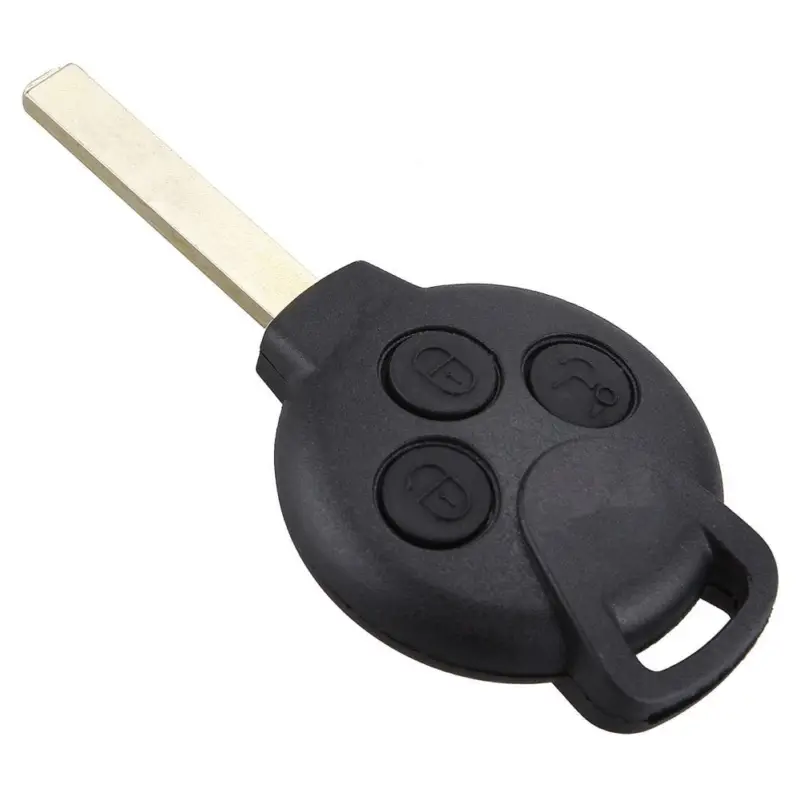 Bestseller Carcasă cheie compatibilă Smart ForTwo 2008+ cu 3 butoane și lamelă laser