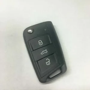Retur gratuit Cheie briceag pentru Skoda Superb, 3 butoane, 434 MHz, CIP ID48, cod 5E0 959 753 D