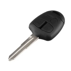 Carcasă cheie auto compatibilă Mitsubishi, 3 butoane, lamelă cu șanț dreapta Lichidare de stoc