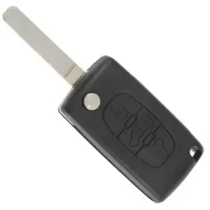 Ofertă limitată Carcasă cheie tip briceag compatibilă Fiat Scudo, 3 butoane, OEM