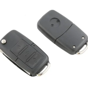 Noutate Carcasă cheie briceag Thunder cu 3 butoane, pentru modul aftermarket, lamelă HU66