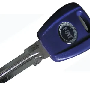 Cheie auto compatibilă cu Fiat Punto, cu locaș cip și lamelă GT15R (fără cip) Plată securizată