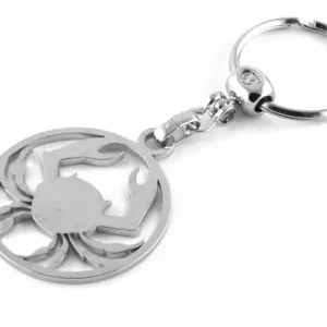 Reduceri Breloc metalic zodia Rac, model elegant pentru chei, rucsac sau cadou