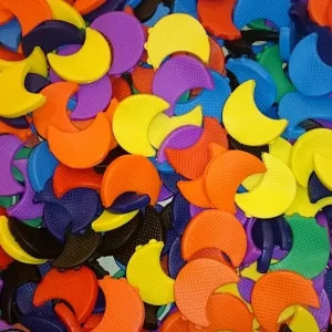 Capișoane pentru chei tip semilună, multicolore, pachet 400 bucăți Cel mai bun preț