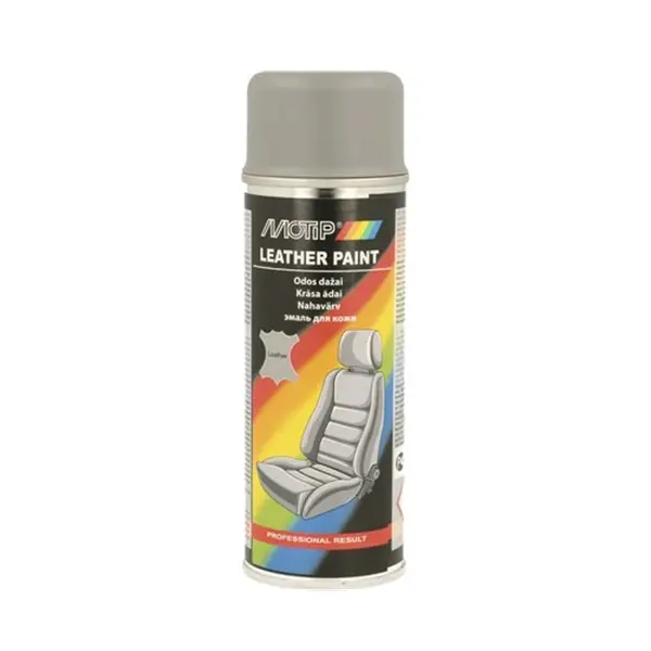 Lichidare de stoc Spray vopsea pentru pentru reconditionare tapiterie din piele, 200 ml, culoare Gri FAVLine Selection