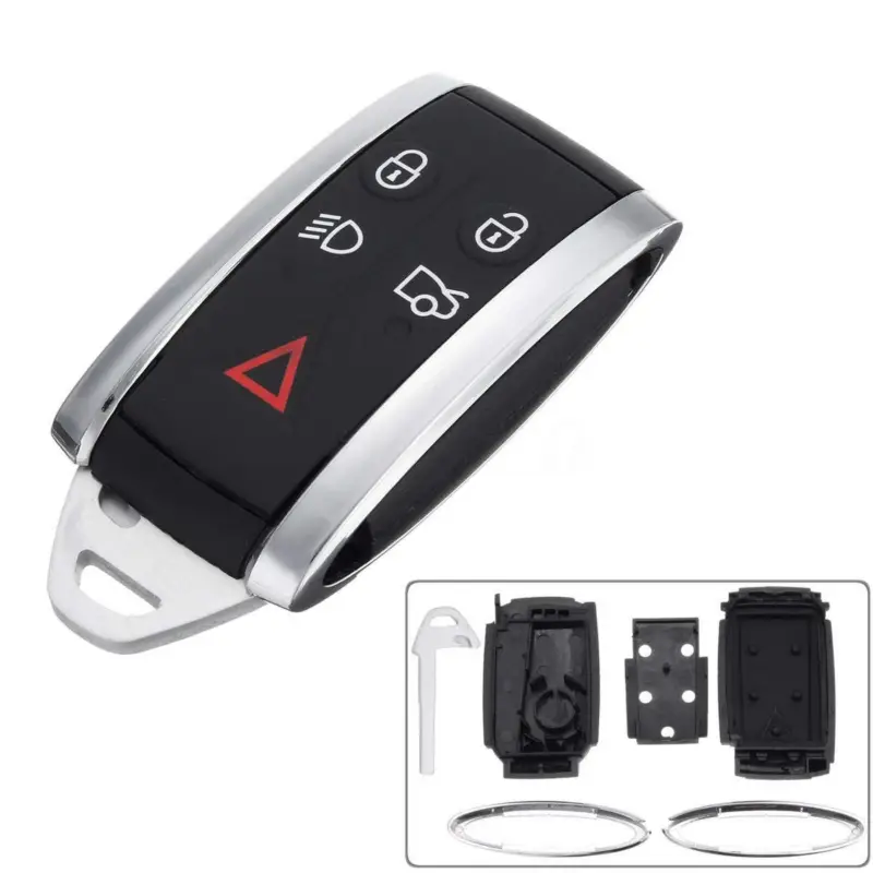 Doar azi Carcasă cheie SmartKey Jaguar, 5 butoane, cu lamelă, compatibilă OEM
