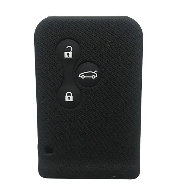 Husă cheie compatibilă Renault Megane 2, Smartkey Keyless Go, 3 butoane, neagră Popular