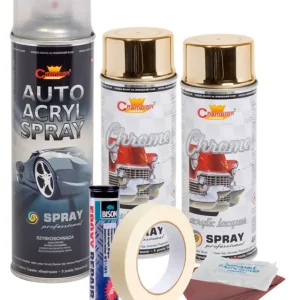 Kit complet reparatie si vopsire jante culoare Auriu Metalic, V2 FAVLine Selection Nu rata