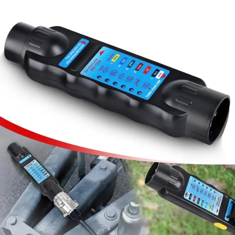Ofertă exclusivă Tester Profesional pentru prize, fise si instalatii electrice remorca cu adaptoare 13/7 si 7/13 FAVLine Selection