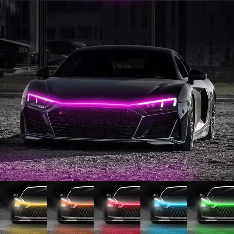 Banda LED iluminare capota, tensiune 12V, lungime 180cm, lumina Multicolora, RGB FAVLine Selection Ofertă exclusivă