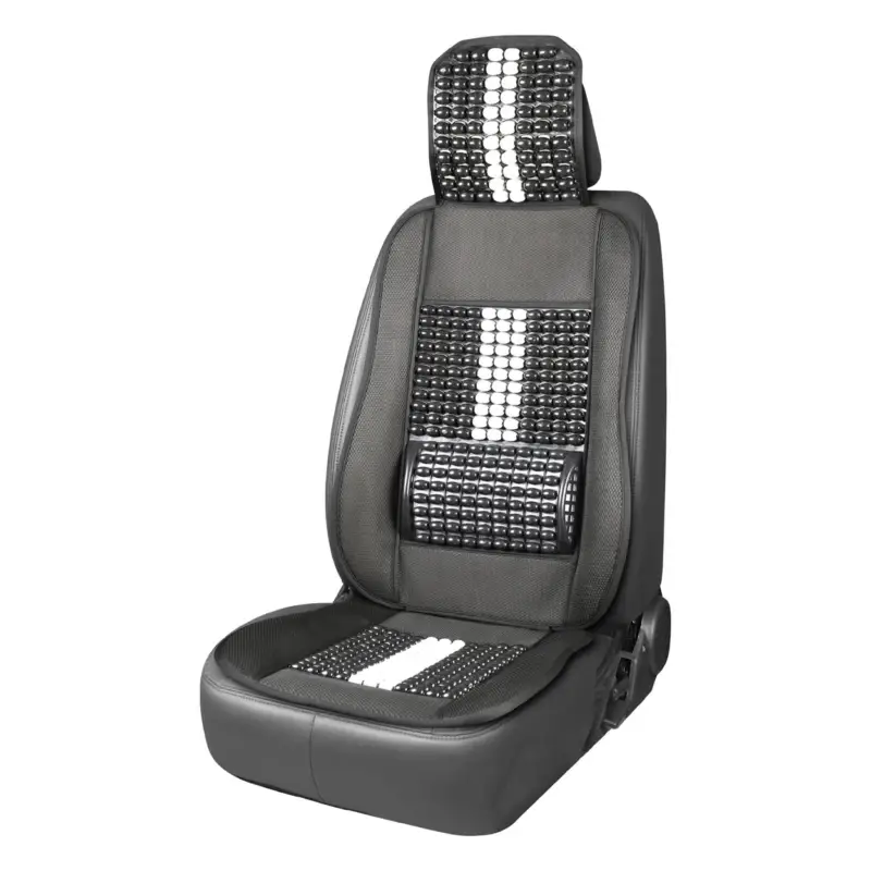 Husa scaun auto cu bile de masaj, suport lombar si tetiera, dimensiuni 131 x 46 cm, culoare Neagra FAVLine Selection Vezi acum