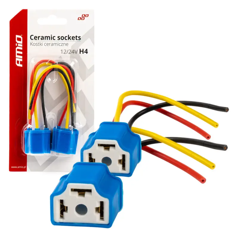 Set 2 mufe ceramice soclu H4, rezistente termic, 12-24V FAVLine Selection Ofertă limitată