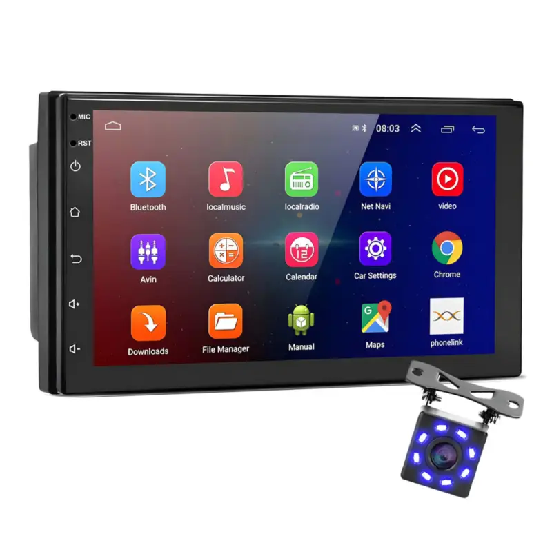 Player Video Auto cu ANDROID si GPS + Camera Marsarier INCLUSA, dimensiune 2DIN, TouchScreen de 7 inch, 4 x 45W, model WDS-40 cu Bluetooth, Handsfree, Radio, MP3, WMA, MP4, Telecomanda FAVLine Selection Nu rata