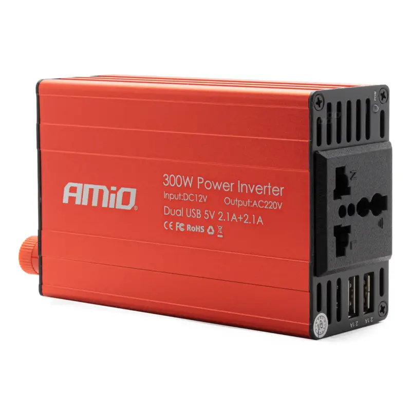 Convertor de tensiune 12V -> 220V, 300W/600W, 2 x USB 5V FAVLine Selection Discount