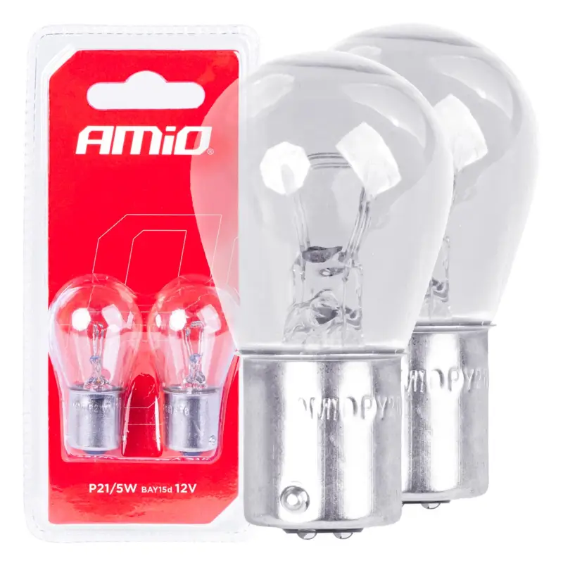 Set 2 becuri cu halogen, soclu P21, 5W, BAY15D, alimentare 12V FAVLine Selection Expediere rapidă