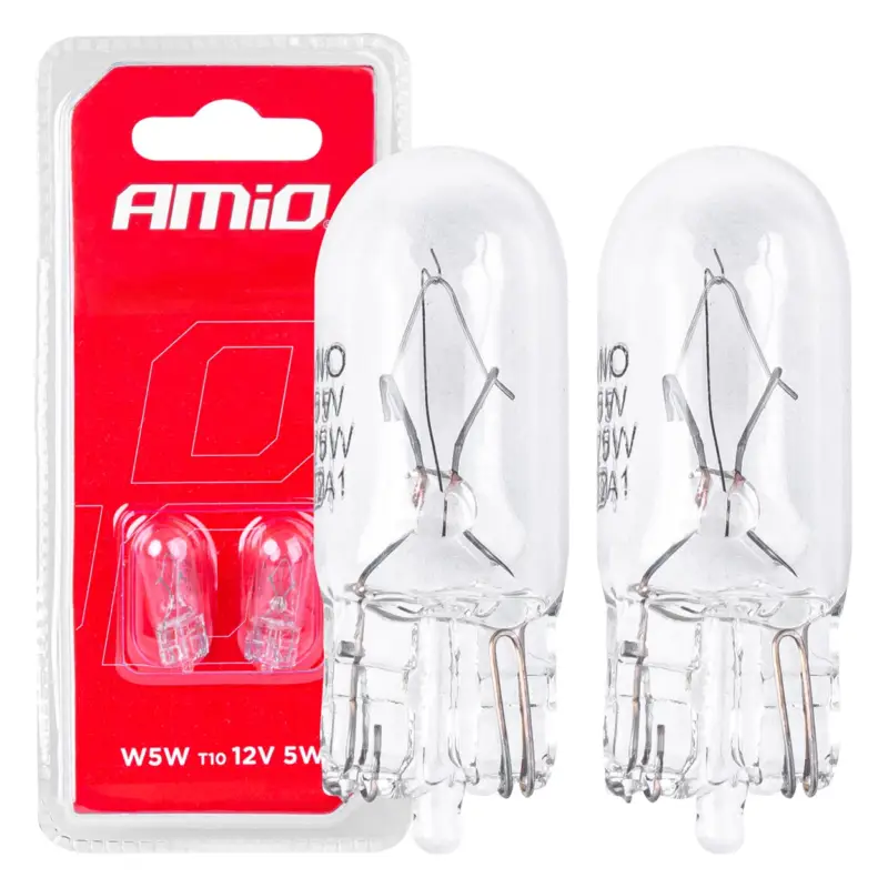 Set 2 becuri cu halogen, soclu T10, W5W, W2.1x9.5d, alimentare 12V FAVLine Selection Livrare gratuită