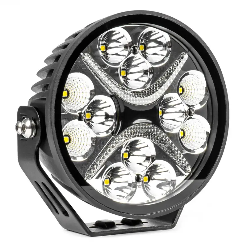 Livrare gratuită Proiector LED "PRO SERIES" cu doua functii pentru Off-Road, ATV, SSV, putere 54W, 7200lm, culoare 6000K, tensiune 10-30V, dimensiuni 140 x 140 x 61 mm FAVLine Selection