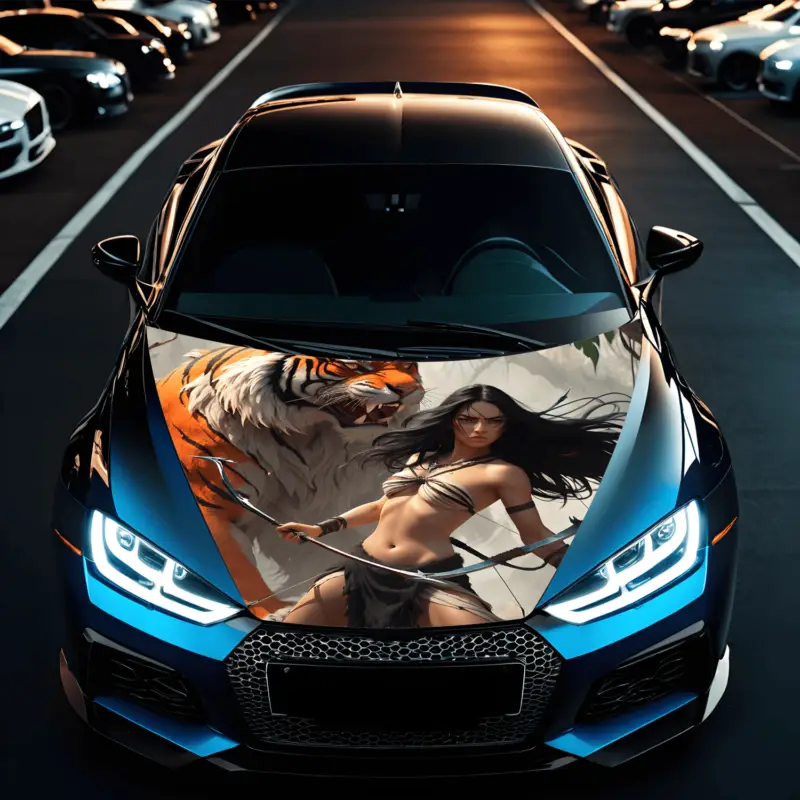 Folie Capota Auto "Hood Art" rezistenta la exterior, marime S (150 x 110cm) - Cod: AVX-CAPOTA-004S FAVLine Selection Doar azi